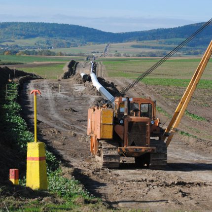 Budowa gazociągu relacji Hermanowice - Strachocina