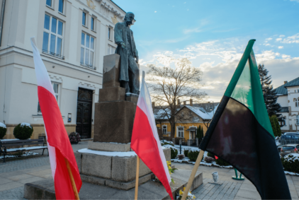 Barbórka sztandary pomnik