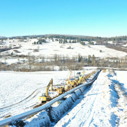 PGNiG - Realizacja - Budowa odcinka gazociągu relacji Strachocina — Granica RP