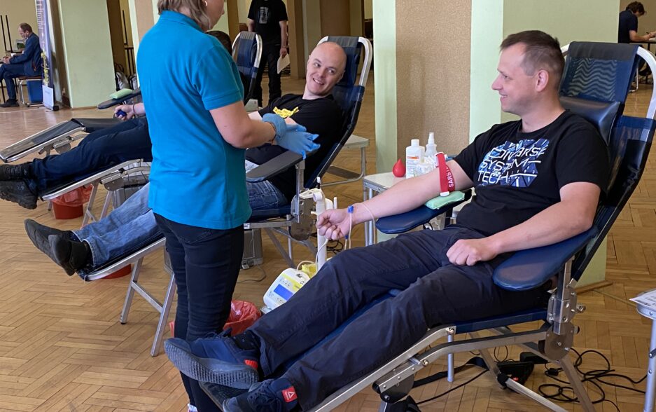 Piękna majowa akcja krwiodawstwa