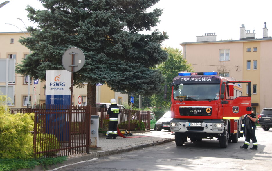 Próbna ewakuacja pracowników