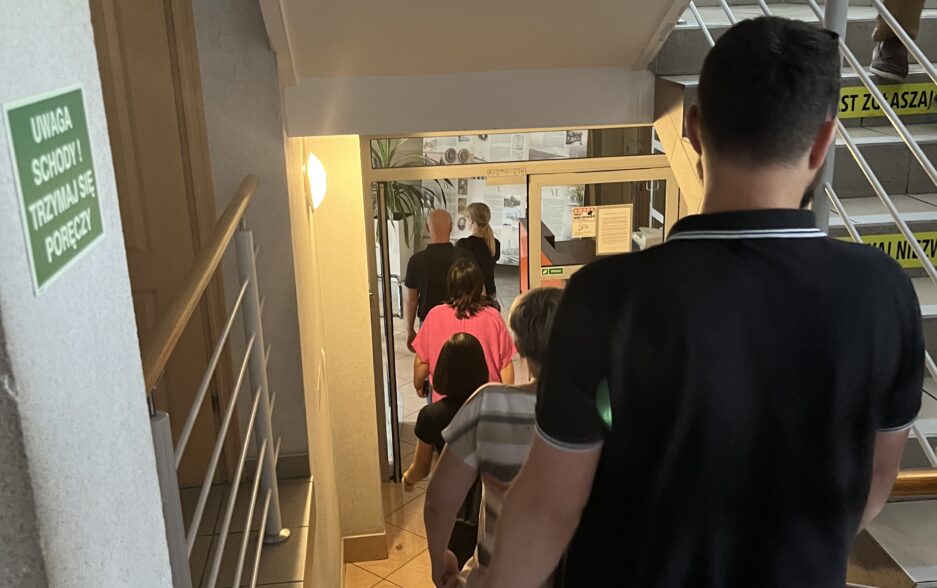 Próbna ewakuacja pracowników