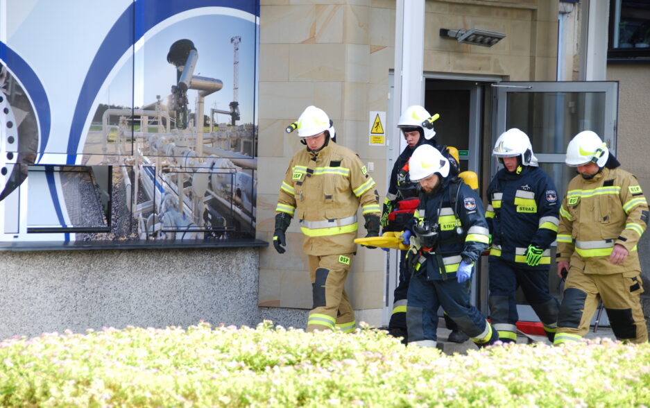 Próbna ewakuacja pracowników