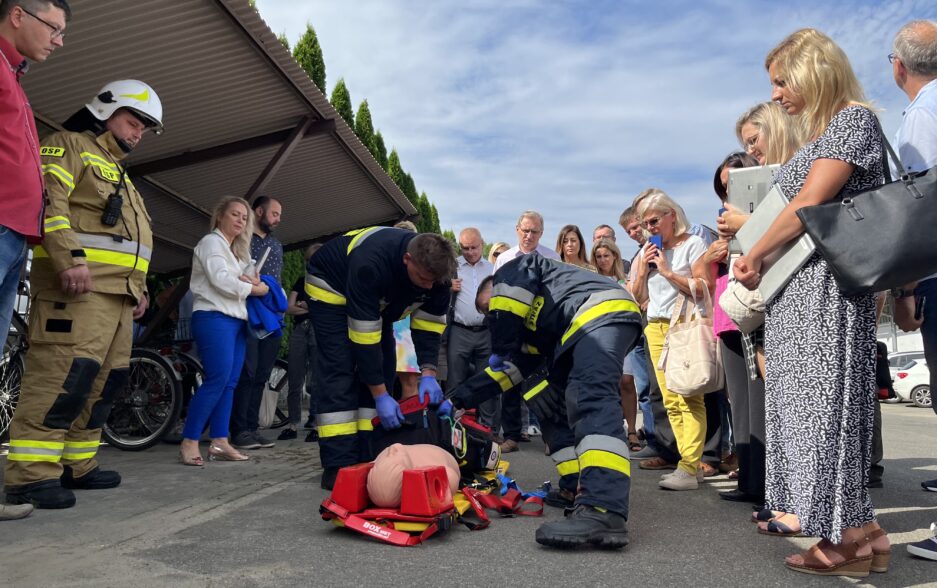 Próbna ewakuacja pracowników